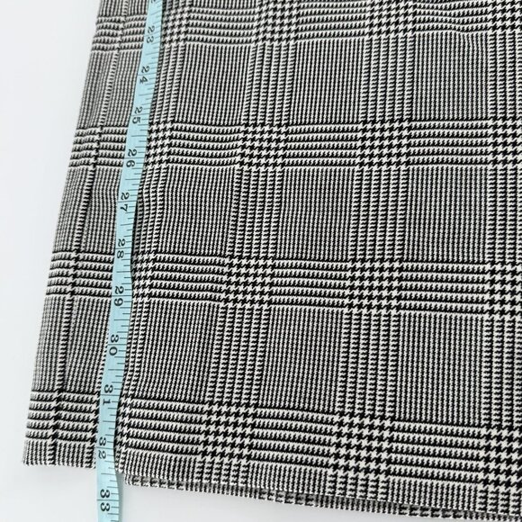 Zara Woman Plaid High-Waisted Pencil Skirt Size S - Picture 13 of 14